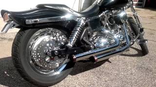 The Perfect Harley Dyna Low Rider Rinehart Staggered Cyclerama 100100 95quot [upl. by Marriott]