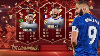 FIFA 22  JOUVRE MES RECOMPENSES FUT CHAMPIONS RANG 3 TOTS LIGA [upl. by Annazus]