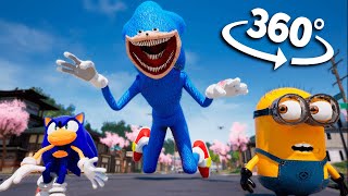 Minions Meet SHIN SONIC in EPIC 360 VR Adventure [upl. by Eittod]