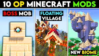 10 OP Minecraft Mods You Must Try In 2023 😍 [upl. by Ycniuq]