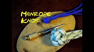 Manrope Stopper Knot a Decorative Stopper Knot for Your Rope or Paracord Wall and Crown How to Tie [upl. by Fuller643]