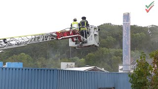 2024 09 10  Feuer bei der SOGEFI HD SUSPENSIONS GmbH Luhn amp Pulvermacher  Rauchentwicklung [upl. by Berger]