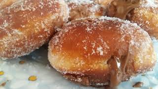 Beignets au NUTELLA  بنيي بحشوة النتيلا قطني  donuts [upl. by Spurgeon]