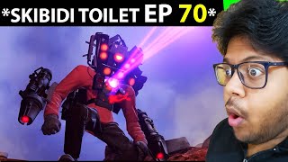 Skibidi Toilet Ep 70 Part 1  TITAN SPEAKERMAN FULL POWER 😱 [upl. by Eyeleen]