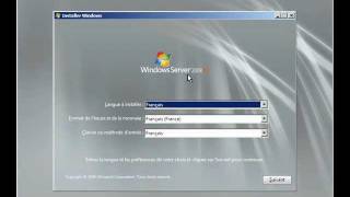 Installation Windows Server 2008 R2 [upl. by Amiarom]