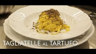 Tagliatelle al Tartufo Nero Preparazione Chef Roberto Dormicchi [upl. by Tabbi]