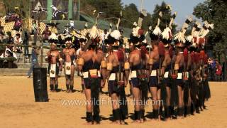 Khiamniungan Naga tribe present a song of rejoicing [upl. by Eberta342]