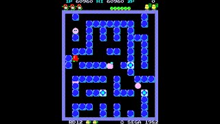 Pengo Arcade Longplay 1982 Sega set 5 [upl. by Adnamma]