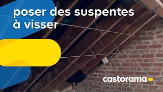 Poser des suspentes à visser Castorama [upl. by Graybill]