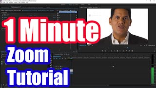 How to Zoom in Adobe Premiere Pro CC Fast Tutorial [upl. by Areik167]