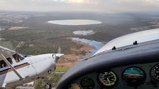 VFR Departure From Jandakot  via Yangebup Lake YGB ✈ Cessna C172  Live ATC [upl. by Llig]