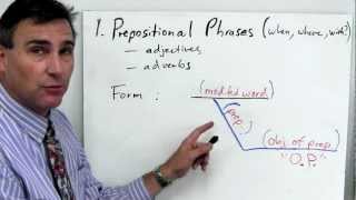 Phrases part 1 understanding and diagramming prepositional phrases [upl. by Rebeca]