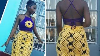 How to crochet the granny spider skirt [upl. by Wende731]