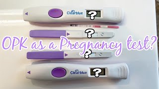 Can you use an OPK as a pregnancy test Surprising results [upl. by Zena]