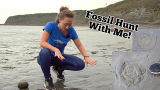 Fossil Hunt With Me Along The Jurassic Coast  Kimmeridge  Fossil Friday [upl. by Ecinaej]