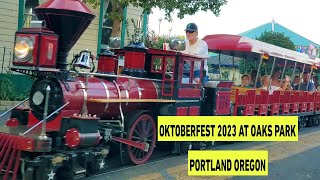 OKTOBERFEST 2023 AT OAKS PARK PORTLAND OREGON [upl. by Emse]