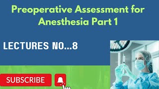 preoperative Assessment for Anesthesia  patient History taking [upl. by Lilahk780]