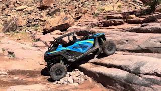 Turbo R RZR going up Chewy Hill on Pritchett Canyon Moab Utah [upl. by Lilllie255]