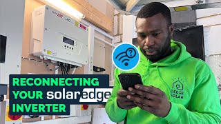 How to Reconnect Your Solaredge HD Wave Inverter To Your Wifi  Tutorial [upl. by Trevah]