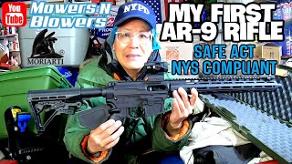 MY FIRST NYS COMPLIANT AR9 AR15 9MM GLOCK MAG RIFLE HOME PROTECTION INCREASE IN ASIAN HATE CRIMES [upl. by Wyatan246]