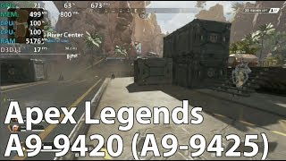 AMD A99420 A99425 R5 Review  Apex Legends  Gameplay Benchmark Test [upl. by Odlanra880]