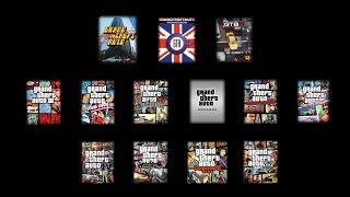 All Grand Theft Auto themes 19972013 [upl. by Aneerol]