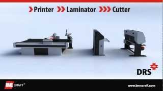 DRS  Digital Road Sign Fabrication System Printer Laminator Cutter [upl. by Goulder]