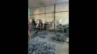 Кованноежелезо blacksmithing welding wroughtiron گلنرده factory factory lathemachine [upl. by Marston]