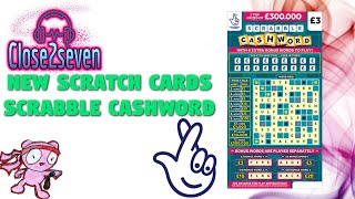 New Scratch Cards With Scrabble Cashword close2seven new scratchcards [upl. by Atikan]