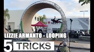 5 TRICKS  WORLD FIRST  le LOOP de LIZZIE ARMANTO [upl. by Assisi]