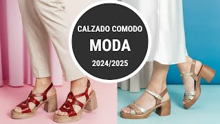 CALZADO COMODO Y ELEGANTE en TENDENCIAS de MODA 2024 2025 [upl. by Nahsad291]