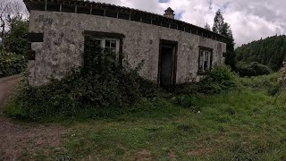 An abandoned structure by the side of a road on an Island  Exploring abandoned island azores [upl. by Eux]