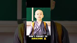 What If a Monk Child Comes to School for the First Time ending trending shorts [upl. by Josias]