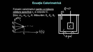 Ecuaţia calorimetrică Energia internă  LectiiVirtualero [upl. by Tolland]