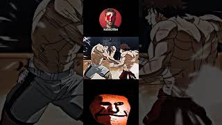 Kengan Ashura☠️ Vs Baki Hanma 👹 Best Comment Pin 📌 Part 7 🥶 4k Quality ❤️baki anime shortvideo [upl. by Odnomyar]