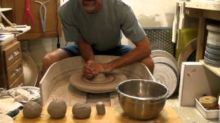 Pottery 101  Basic Pottery Wheel Technique [upl. by Nairda]