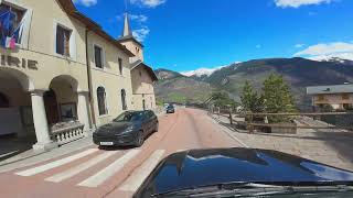 🇫🇷🚙 driving france 4K 🏞 Savoie Courchevel Moriond BrideslesBains Moûtiers 💡 HDR [upl. by Areivax]