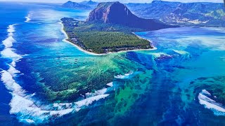 Vol en hydravion sur l’île Maurice cascade sous marine [upl. by Arama]