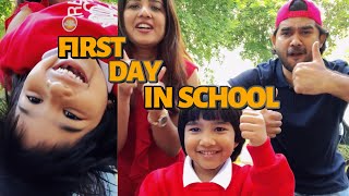 First Day of School in Ireland Hazels Junior Infants First Day  A day in my life Malayalam Vlog [upl. by Travers]