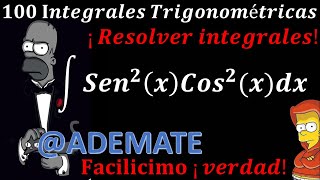 INTEGRAL TRIGONOMÉTRICA INTEGRAL DE sen2xCos2x EJEMPLO 22 [upl. by Main383]