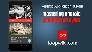 Android CoordinatorLayout Examples  Toolbar Collapsing Toolbar Tabs ViewPager  loopwikicom [upl. by Ranilopa898]