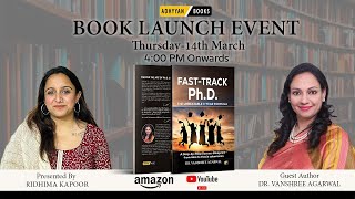 Book Launch Event of the book FASTTRACK PhD The Unbeatable 3Year Formula [upl. by Ahseiyt]