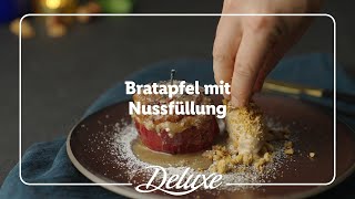 Gefüllter Bratapfel mit Nussfüllung Rezept von Lukas Ziesel [upl. by Gustavo]