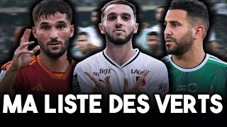 🇩🇿 MA LISTE POUR LEQUIPE DALGERIE [upl. by Osbourne96]