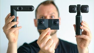 Insta360 EVO vs Vuze XR vs Qoocam BEST 3D180360 Camera [upl. by Godfry348]