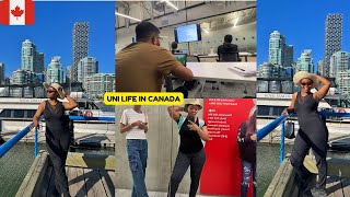 First day of Uni in Canada  Exploring Granville Island Market amp Another Job Interview  Vlog 2023 [upl. by Wadell45]