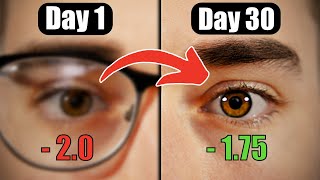 Do Eye Exercises Actually Work I Tried for 30 Days [upl. by Dolf]