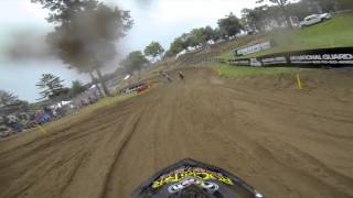 GoPro HD Blake Wharton Practice Lap  Southwick MX Lucas Oil Pro Motocross Championship 2013 [upl. by Araj434]