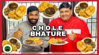 24 Hour Chole Bhature Food Challenge  Veggie Paaji [upl. by Ladnor564]