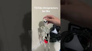 Tiktok chiropractors [upl. by Etessil]